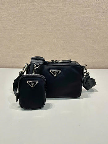Kitlife Prada Small Messenger Bag Black 2VH070 19x12.5x5.5cm