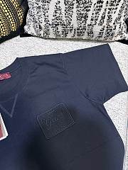 Kitlife Gucci Vintage Logo Embroidery T-shirt Black - 5