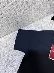 Kitlife Gucci Vintage Logo Embroidery T-shirt Black - 4