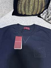 Kitlife Gucci Vintage Logo Embroidery T-shirt Black - 2