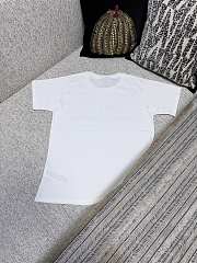 Kitlife Gucci White Washed Cotton Jersey With Gucci Print T-shirt - 6
