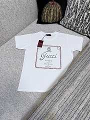Kitlife Gucci Cotton Jersey T-shirt With Print White - 1
