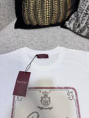 Kitlife Gucci Cotton Jersey T-shirt With Print White - 5