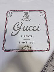 Kitlife Gucci Cotton Jersey T-shirt With Print White - 6