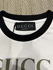 Kitlife Gucci Classic Logo Print Short-Sleeve T-Shirt Black & White - 2
