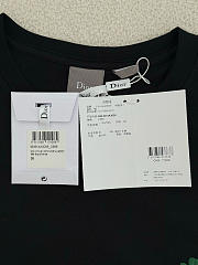 Kitlife Dior T-shirt Black With Dior Clover Embroidery - 4