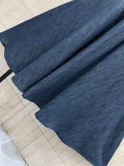 Kitlife Dior Mid-Length Belted Shirtdress Blue Denim - 4