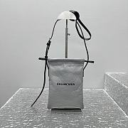 Kitlife Balenciaga Shopper Dust Bag Silver 15x21cm  - 1