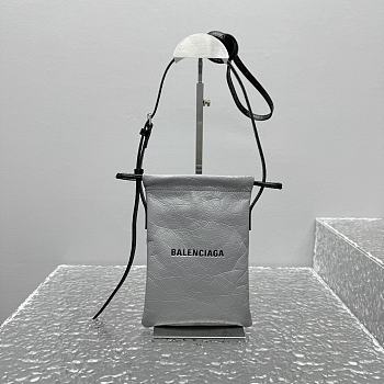 Kitlife Balenciaga Shopper Dust Bag Silver 15x21cm 