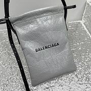 Kitlife Balenciaga Shopper Dust Bag Silver 15x21cm  - 2