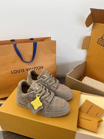 Kitlife Louis Vuitton Unisex Elephant Grey Checkerboard Sneakers 