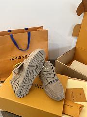 Kitlife Louis Vuitton Unisex Elephant Grey Checkerboard Sneakers  - 5