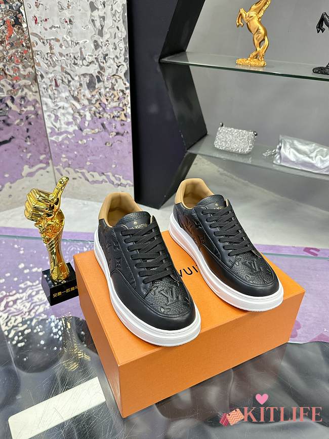 Kitlife Louis Vuitton Beverly Hills Men Sneakers Black  - 1