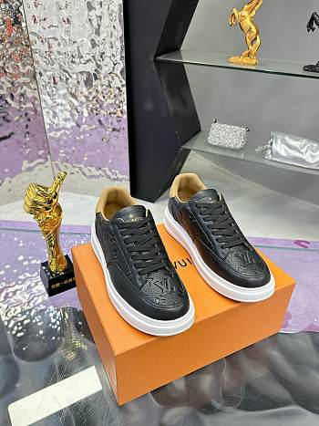 Kitlife Louis Vuitton Beverly Hills Men Sneakers Black 