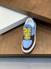 Kitlife Louis Vuitton Trainer Sneaker Blue Waterproof Nubuck Leather  - 6