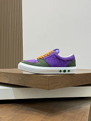Kitlife Louis Vuitton Trainer Sneaker Purple Waterproof Nubuck Leather  - 4