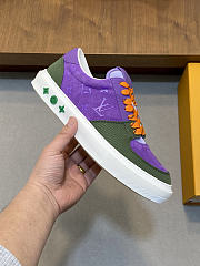 Kitlife Louis Vuitton Trainer Sneaker Purple Waterproof Nubuck Leather  - 6