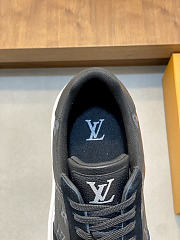 Kitlife Louis Vuitton Trainer Sneaker Black Waterproof Nubuck Leather  - 5