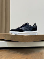Kitlife Louis Vuitton Trainer Sneaker Black Waterproof Nubuck Leather  - 4
