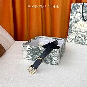 Kitlife Dior Saddle Loop Belt Black 2cm - 2