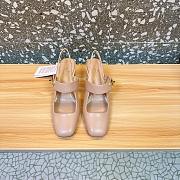 Kitlife Valentino Garavani Beige Leather VLogo Locker Slingback Pumps  - 1