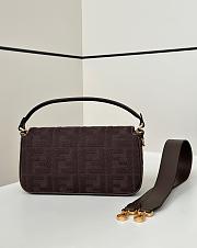 Kitlife Fendi Baguette Bag Dark Brown 0159A 27×6×14cm  - 6