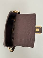 Kitlife Fendi Baguette Bag Dark Brown 0159A 27×6×14cm  - 5