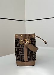 Kitlife Fendi Small Mon Tresor Bag Brown 14x12x18cm - 3