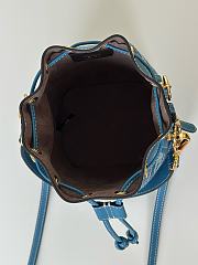 Kitlife Fendi Small Mon Tresor Bag Blue 14x12x18cm - 5