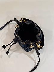 Kitlife Fendi Small Mon Tresor Bag Dark Blue & Black 14x12x18cm  - 6
