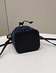 Kitlife Fendi Small Mon Tresor Bag Dark Blue & Black 14x12x18cm  - 3