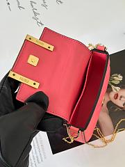 Kitlife Fendi Nano Baguette Charm Pink Bag 11x2.5x7cm  - 4