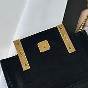 Kitlife Fendi Nano Baguette Charm Black Bag 11x2.5x7cm - 6