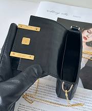 Kitlife Fendi Nano Baguette Charm Black Bag 11x2.5x7cm - 4