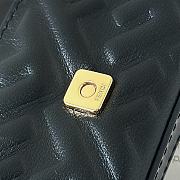Kitlife Fendi Nano Baguette Charm Black Bag 11x2.5x7cm - 2