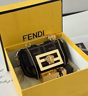 Kitlife Fendi x Versace Fendace Nano Baguette Brown Bag 12x3.5x7.5cm - 1