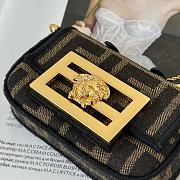 Kitlife Fendi x Versace Fendace Nano Baguette Brown Bag 12x3.5x7.5cm - 2
