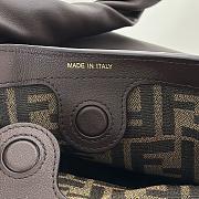 Kitlife Fendi Spy Large Handbag Dark Brown 48x20x22cm - 6