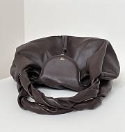 Kitlife Fendi Spy Large Handbag Dark Brown 48x20x22cm - 4