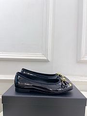 Kitlife Versace Opera Bow Ballet Flats Black - 6