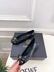 Kitlife Versace Opera Bow Ballet Flats Black - 2