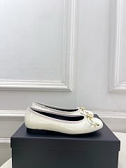 Kitlife Versace Opera Bow Ballet Flats White - 3