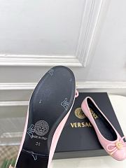 Kitlife Versace Opera Bow Ballet Flats Pink - 4