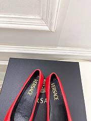 Kitlife Versace Opera Bow Ballet Flats Red - 2