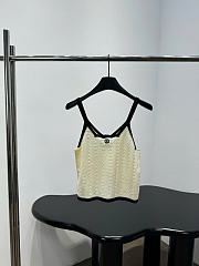 Kitlife Chanel Cotton V-Neck Camisole White - 1