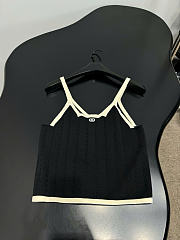 Kitlife Chanel Cotton V-Neck Camisole Black - 5
