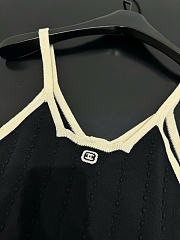 Kitlife Chanel Cotton V-Neck Camisole Black - 2