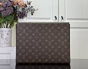 Kitlife Louis Vuitton Mark Folder Brown Monogram Canvas GI0721 3.5x26x32.5cm - 6