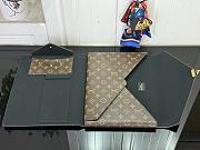Kitlife Louis Vuitton Mark Folder Brown Monogram Reverse Canvas GI1138 3.5x26x32.5cm  - 5