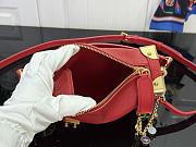 Kitlife Louis Vuitton Side Trunk PM Bag Red M28333 19x12.5x7.5cm - 3